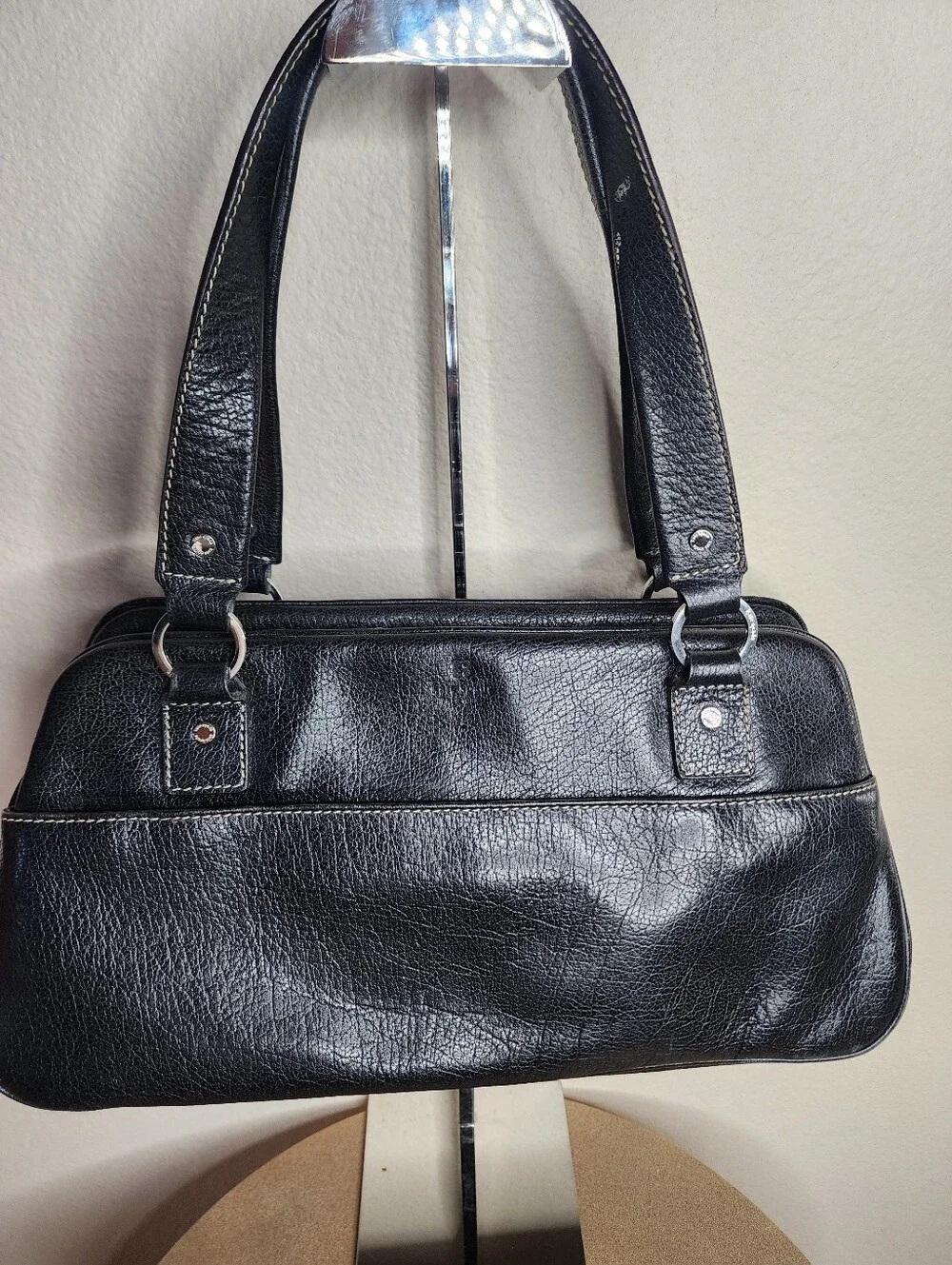 Kate Spade Black Leather Shoulder Bag -